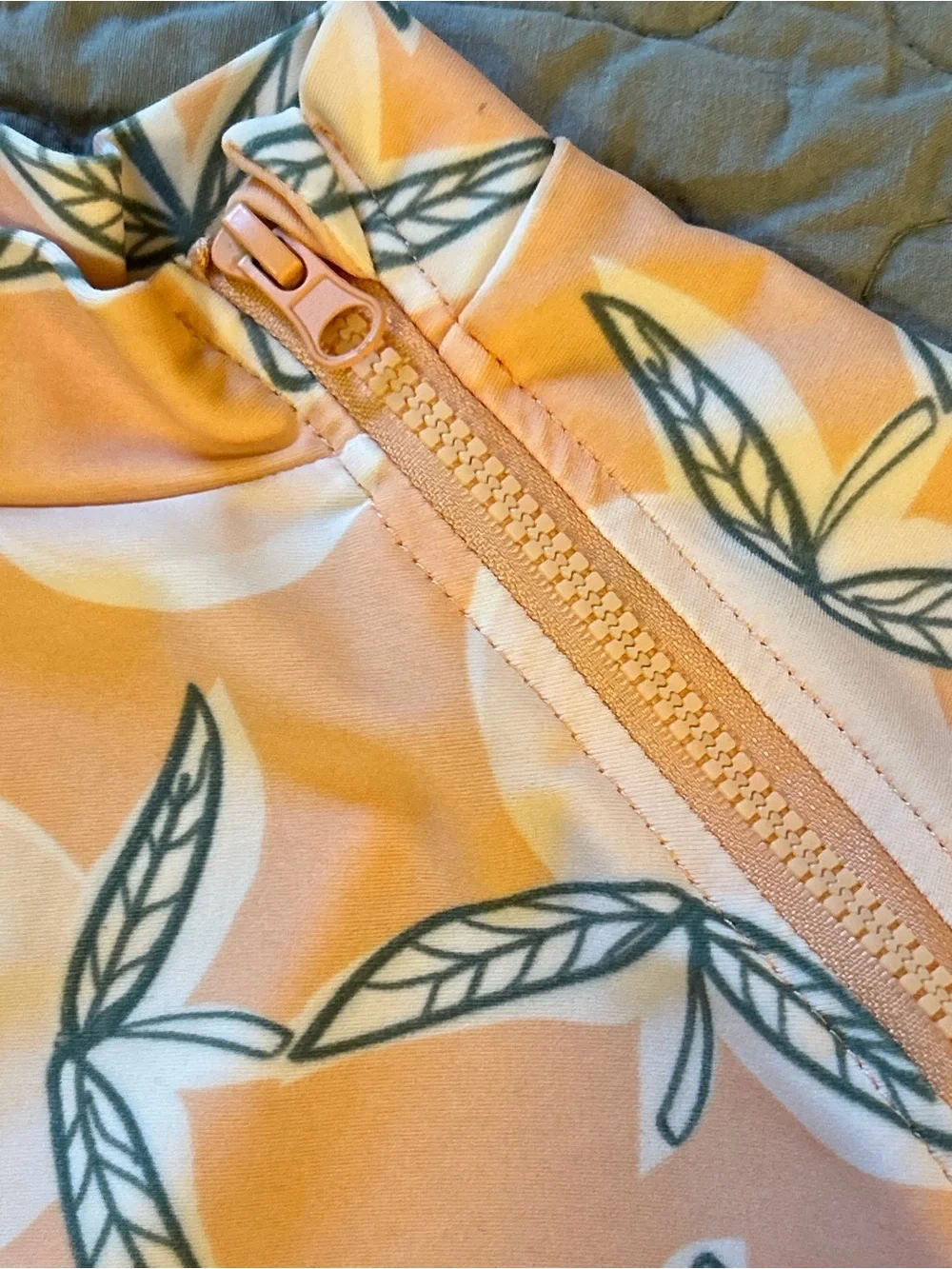 Set of 2 one piece swim suits 12 mos